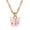 Pink, variant on Ludlz Women Butterfly Jewelry Cute Butterfly Pendant Necklace Adjustable Chain Bohemian Necklace for Valentine's Day Gifts