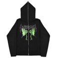 thumbnail image 2 of 2023 Sudaderas con estampado de mariposas oscuras europeas y americanas para hombres y mujeres, sudaderas con capucha góticas para parejas, sudaderas con cremallera de gran tamaño Harajuku, 2 of 4