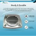 thumbnail image 4 of MARINE CITY Thru Louvered Vent  4"  304 Stainless Steel, Rust-Resistant, for Marines, Boats, Ships, Yachts, Kayaks Pack of 1, 4 of 7