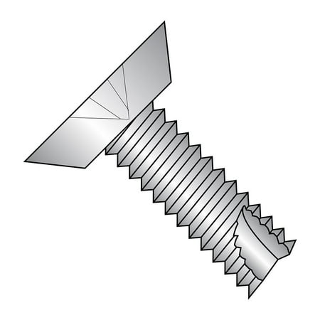 

18-8 Stainless Steel Thread Cutting Screw Plain Finish 82 Degree Flat Undercut Head Phillips Drive Type 23 1/4 -20 Thread Size 1 Length (Pack of 10)