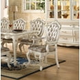 thumbnail image 2 of Marble and Pearl White Dining Room Set 9 Pcs Acme Furniture 63540 Chantelle, 2 of 7