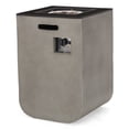 thumbnail image 1 of Noble House Adio 19.5" Fire Column in Light Gray and Black, 1 of 16