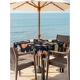 thumbnail image 2 of Easter Eggs Outdoor Tablecloth - 54x54 Inch Square Dining Table Cover, Carrots Spring Daisy Botanical Rustic Dark Blue Waterproof Outdoor Table Cloth with Umbrella Hole & Zipper for Picnic/Patio, 2 of 7