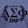 thumbnail image 3 of CafePress - Alpha Sigma Phi Greek Dad T Shirt - Mens Tri-blend T-Shirt, 3 of 4