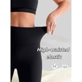 thumbnail image 4 of High Waisted Capri Leggings with Pockets - Tummy Control, Buttery Soft, Yoga & Workout Cropped Pants for Women, 4 of 9