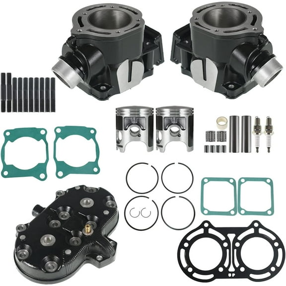 EPOTOOR Cylinder Head Piston Gasket Top End Kit Replacement for Yamaha Banshee 350 1987-2006