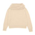 thumbnail image 6 of UrbanFashion Women’s Elegant Cowl Collar Knit Sweater Casual Stylish Pullover Top, 6 of 7