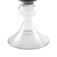 thumbnail image 2 of 20" Jet Black and Transparent Glass Flower Vase, 2 of 3