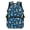 Cartoon Space Astronaut Pattern, variant on Racing Car Graphic Design Lightweight Backpack, Polyester Material Durable Side Pockets School Backpack for Travel Daily Use