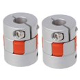 thumbnail image 1 of 2pcs 5mmx8mmx25mm CNC Stepper Motor Flexible Plum Jaw Shaft Coupling Coupler New, 1 of 5