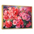 thumbnail image 2 of Designart "Blooming Geraniums At Sunset" Geraniums Floater Framed Canvas Prints, 2 of 5