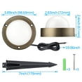 thumbnail image 4 of 6 Pack LED 12-24V Low Voltage Landscape Lights, 4.5W 360lm Ground Lights, 4000K Cool White, 4 of 4