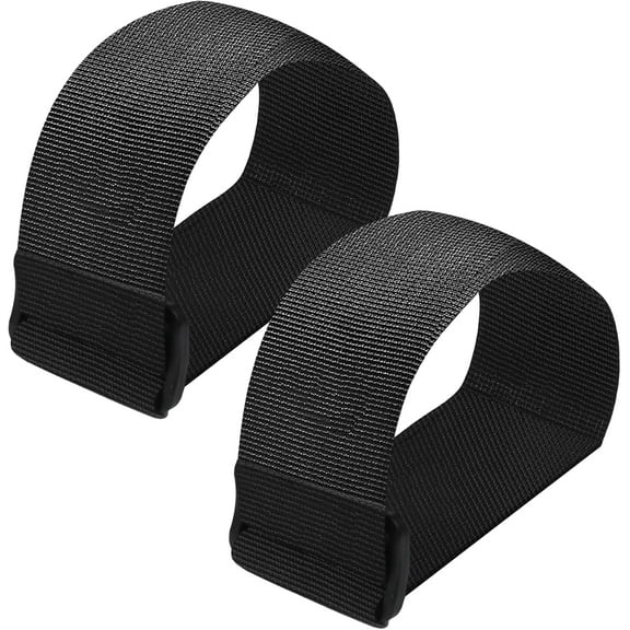 Leg Exerciser Traction Straps, Under Desk Elliptical Pedal Band for Seniors, Secure & Stability for Electric Ellipse Equipment