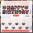 thumbnail image 2 of Cars Birthday Party Supplies, Cars Party Decorations and Tableware Set Includes Banner Hanging Swirls Paper Plates Napkins and Tablecloth, 2 of 4