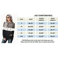 thumbnail image 4 of Womens Color Block Leopard Camo Patchwork Hoodie Sweatshirt Drawstring Pullover Tops with Pocket, 4 of 4