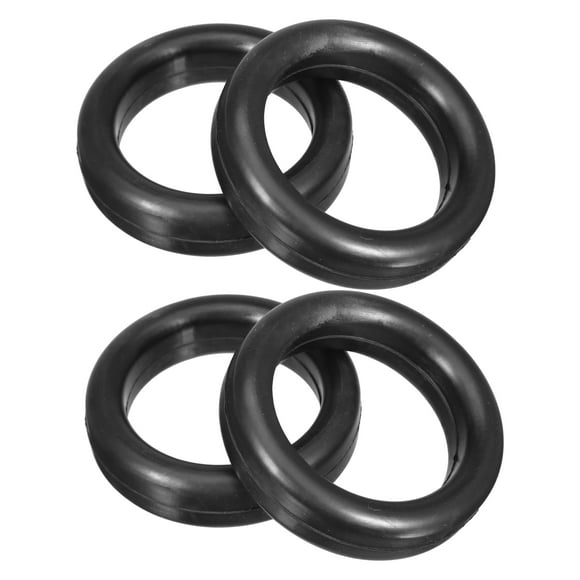Unique Bargains 70mm O-Ring Universal Muffler Exhaust Hanger Bushing Rubber Mount Bracket Car Tail Pipe Kit 4pcs