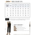 thumbnail image 5 of DOKOTOO Womens Casual Crochet Lace Pants Drawstring Elastic Waist Cropped Pants Lightweight Straight Leg Trousers with Pockets, 5 of 8