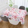 thumbnail image 5 of GZHJMY Cupcakes Rectangle Tablecloth, Waterproof Stain Wrinkle Resistant Washable Polyester Table Cover for Picnic Dinner Holiday Kitchen Party Decor, 60 x 108 in Home Decor, 5 of 7