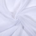 thumbnail image 5 of Quality Home Set of 2 Linen-Textured Semi-Sheer Curtain Panels – Rod Pocket Faux Linen Window Treatment for Living Room, Dining Room, Bedroom (White, 52" W x 96 " L), 5 of 5