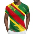thumbnail image 1 of Tops para hombre, blusas y camisas de manga corta con cuello redondo para hombre Camisa de manga corta estampada para hombre Top/camisa de manga corta con cuello redondo Tops para hombre, 1 of 4