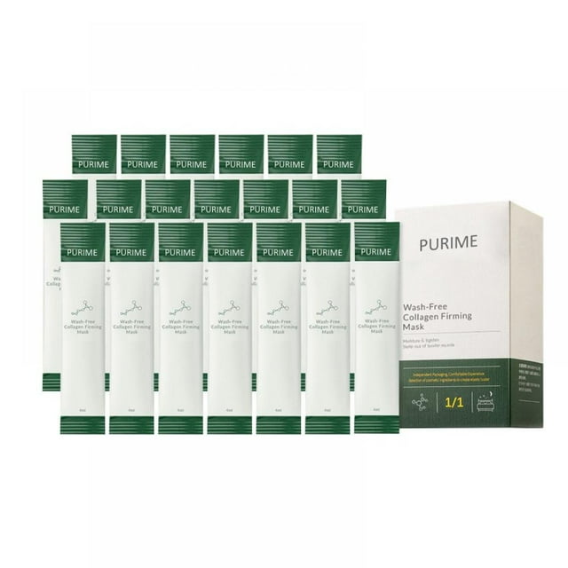 20 Packs Collagen Firming Mask Wash-Free Sleeping Facial Mask Essential Lifting Firming Anti Aging Moisturizing Face Care Gel