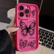 thumbnail image 3 of Funda de silicona con diseño de mariposa y líneas de dibujo para iPhone 15 Pro Max, funda para iPhone 11, 12, 13, 14, 16 Pro Max, Mini X, XS, XR, 7, 8 Plus, 3 of 5