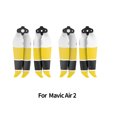 thumbnail image 2 of Hélice de bajo ruido Drone Reemplazo de hélices plegables de liberación rápida para Mavic, Negro Amarillo Blanco 2 pares tholdsy EL4830-05B, 2 of 2