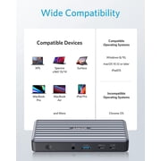 Anker USB C Docking Station, PowerExpand 9-in-1 USB-C PD Dock, 60W Charging for Laptop