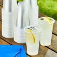 thumbnail image 3 of (2 pack) Great Value Disposable Plastic Cups, Clear, 9 oz, 100 Count, 3 of 7