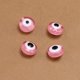 thumbnail image 3 of EeaseMX 100 cuentas de plástico con forma de ojo para espaciar colgantes, accesorios para hacer joyas, pulseras y manualidades (rosa claro), 3 of 7
