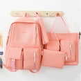 thumbnail image 2 of Pack Viaje 4 piezas Mochila de lona Combo Set Mochilas escolares con bandolera Caja de lápices Mochi Tomshoo  Pack Viaje, 2 of 7