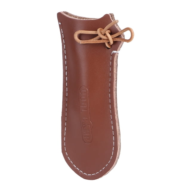 Cubierta del mango Jadeshay para cuenco de camping de cuero de vaca