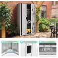 thumbnail image 4 of YODOLLA Outdoor Metal Storage, Cabinet with Adjustable Shelves & Locking Doors, for Home, Office,Garden, White, 4 of 10