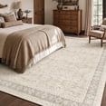 thumbnail image 3 of SIXHOME 5'x7' Area Rugs for Living Room Vintage Area Rug Machine Washable Neutral Rugs Beige, 3 of 7