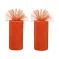 thumbnail image 3 of HOMOBABE 2 Rolls Tulle Roll Tulle Fabric Roll for Special Events 11.8 x 0.6 x 0.04in, 3 of 8