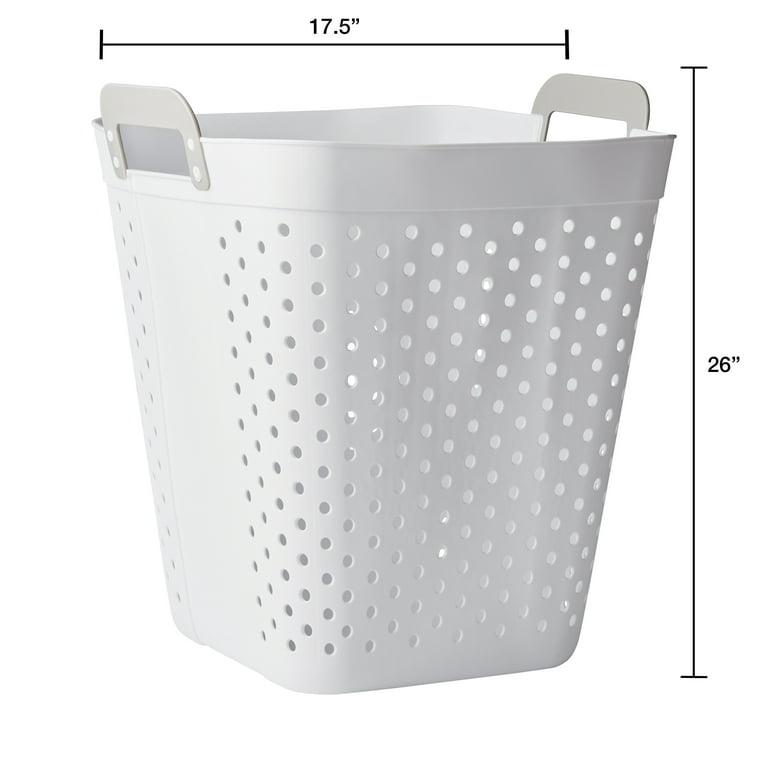 Plastic Flexible PE Organzing Storage Buckets Laundry Basket