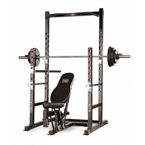 Marcy Power Rack and Bench, Black (Box 1 of 2): PM-3800 by Impex