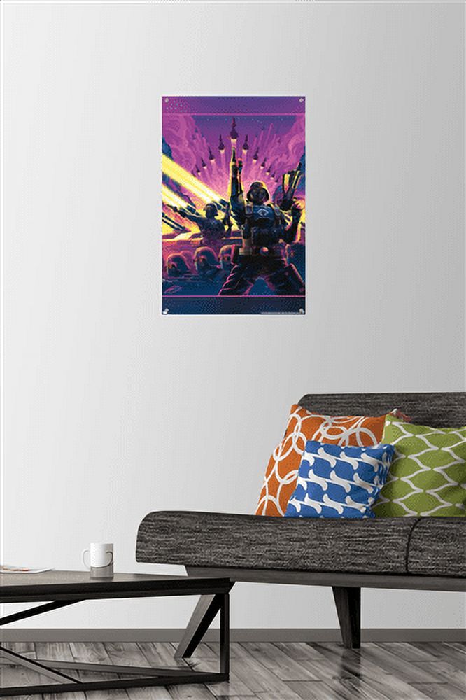 G.I. Joe - Cobra Officer Wall Poster with Pushpins, 14.725" x 22.375"