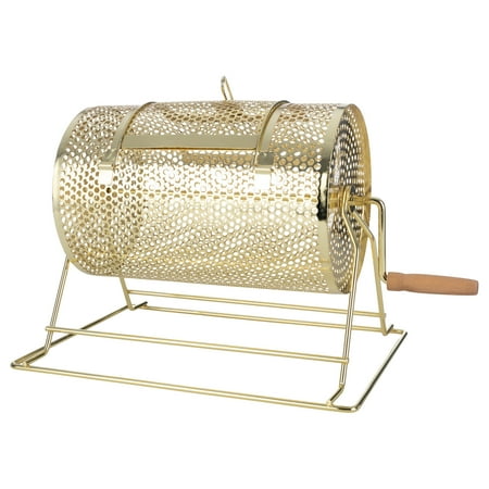 Gold Polished Brass Raffle Ticket Drum -Holds up to 2500 Tickets or 80 Ping Pong Balls