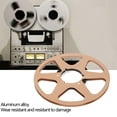 thumbnail image 4 of 1/4 10 Inch Empty Tape Reel Aluminum Alloy Reel Tape Recorder Accessory Empty Disc Opening Machine Parts for Nab Gold, 4 of 8