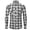 White, variant on DDAPJ pyju Men's Western Cowboy Work Shirt Clearance Sales,Casual Plaid Flannel Button Down Shirt Long Sleeve Checkered Dress Shirt with Two Pockets