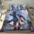 thumbnail image 1 of Devil May Cry Conjunto de sábanas temático, trío de piezas, cómodo y amigable con la piel, diseño único, regalo de decoración para el hogar para familiares, amigos y fans,135cm *200cm, 1 of 6