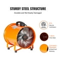 thumbnail image 3 of BENTISM 16" Extractor Fan Blower Portable 16.4ft Duct Hose Ventilator Industrial, 3 of 9