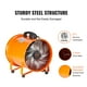 thumbnail image 2 of Ventilador portátil VEVOR cilíndrico resistente 8 pulgadas 195 W 1070 CFM, 2 of 8