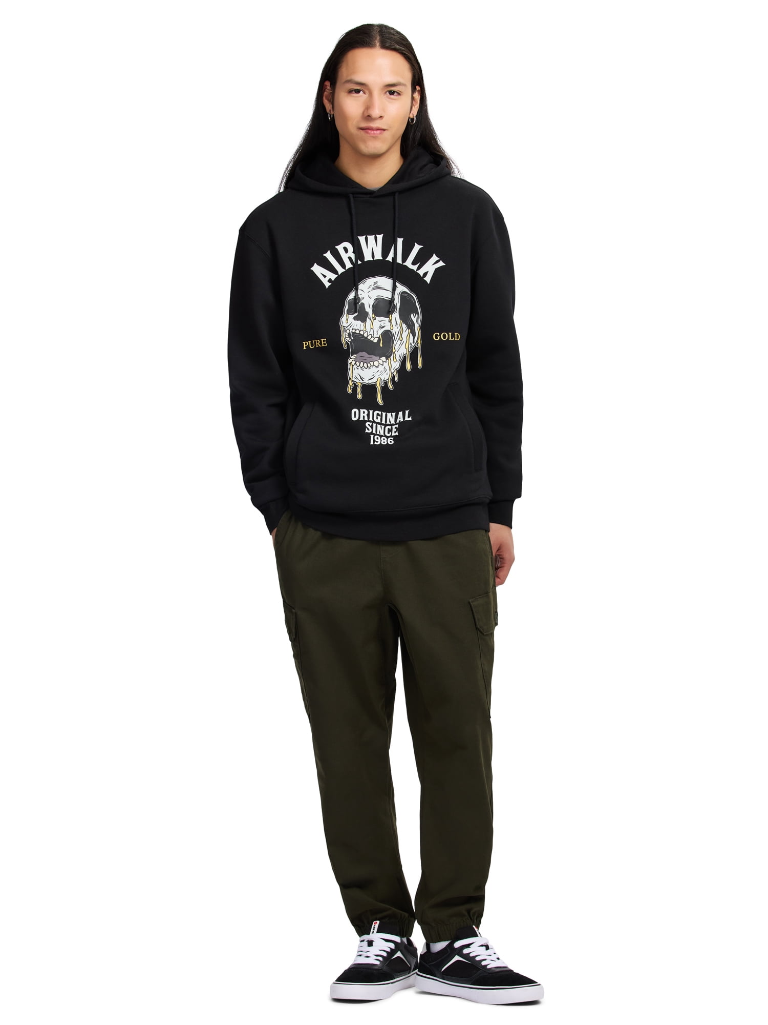 Airwalk Men's & Big Men's Fleece Pullover Hoodie, Sizes XS-3XL