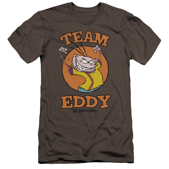 Ed Edd N Eddy - Team Eddy - Premium Slim Fit Short Sleeve Shirt - Small