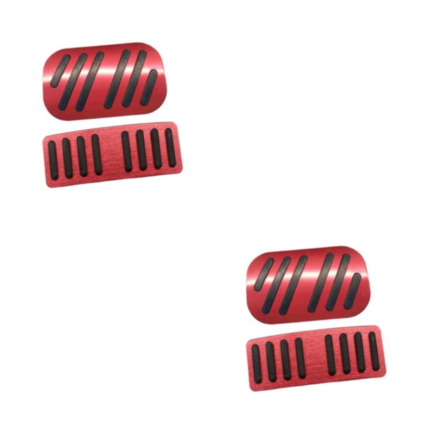 sweethay Kit de cubierta de pedal de freno para Byd Atto 3 Yuan Plus 2022 2023 negro Rojo 2piezas