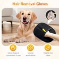 thumbnail image 2 of Ngardk Electrostatic Reusable Pet Hair Removal Grooming Glove for Dogs & Cats (2Pcs), 2 of 5