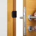 thumbnail image 4 of OUNONA 1 Set (2 Plates) Door Lock Strike Plate Cover Stainless Steel door security plate for Homeowners, 4 of 8