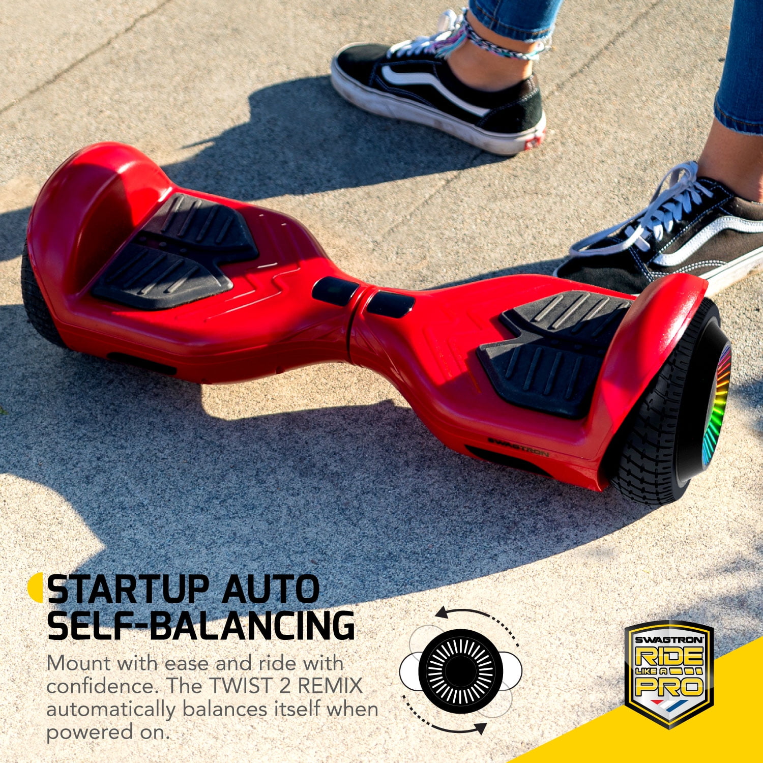 swagtron swagboard twist self balancing hoverboard for kids